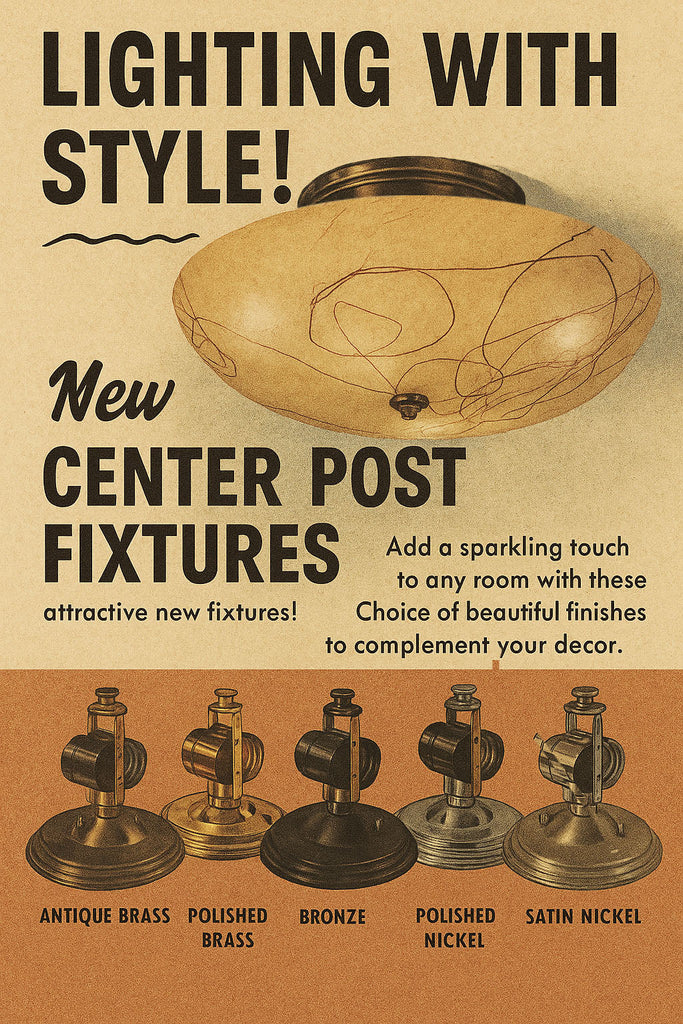 Rediscovering the Mid-Century Center-Post Fixture: A Quiet Workhorse of Postwar Design