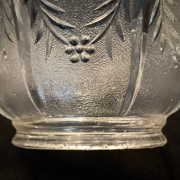 4 Inch Vintage Glass Gas Light Fixture Shade. The vintage glass gas shade has been cleaned and detailed for your convenience. Available at www.vintporium.com