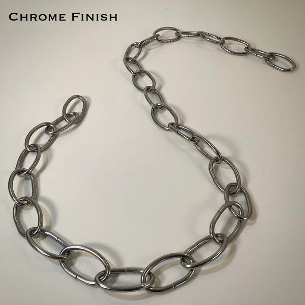8 Gauge Oval Lamp Chain Available in Numerous Finishes