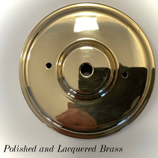 Pièces de rechange d'auvent de plafond à 3 trous à profil bas. Nombreux choix de finitions disponibles Laiton, Nickel, Bronze