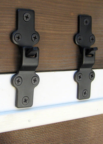 Pair of heavy-duty storm sash/window screen hangers. Available at www.vintporium.com