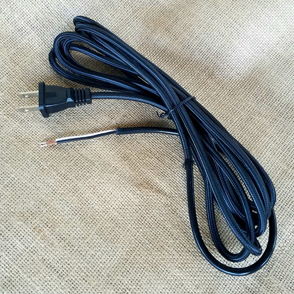 Antique Style Rayon Cloth Covered Cord SVT/2 18 Gauge Cord Set Lamp Part Light Lighting Light Repair Vintporium