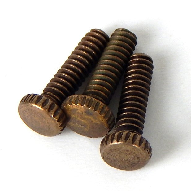 6/32, Lot of 3,  1/2 inch Long Shadeholder / Fitter Thumbscrews