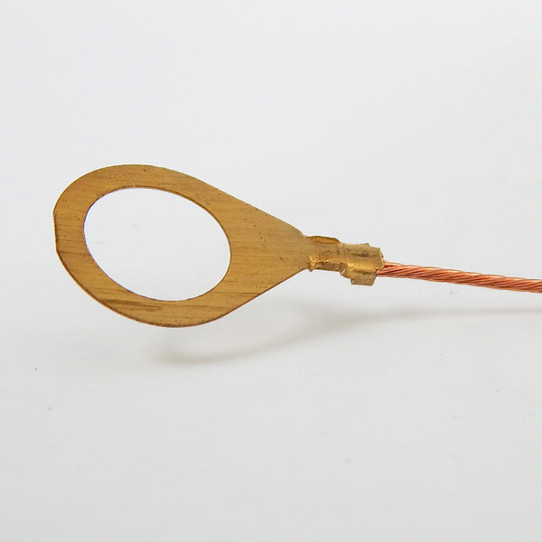 Zink Grounding Lug for 1/8 ips Lighting Part. Choose With or Without Copper Lead