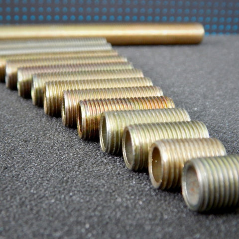 Threaded Rod Nipple Zinc Light Lighting Parts Vintporium Restore