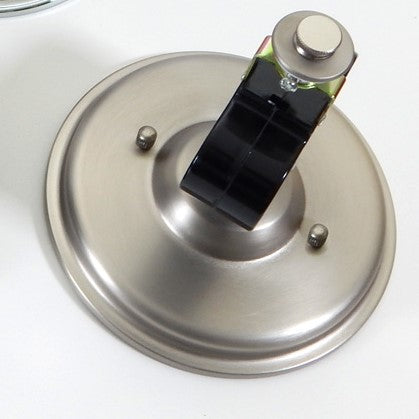 Mid-Century style custom-made semi-flush cluster socket light fixture. Available at www.vintporium.com