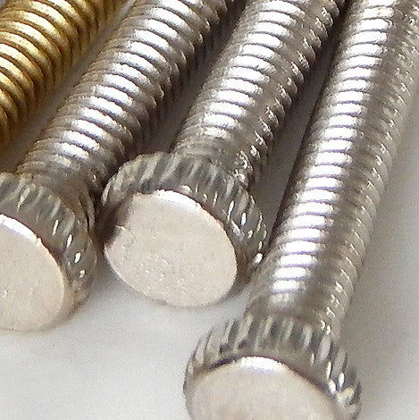 This lot of 3 handsome thumbscrews are ideal for securing shades to the fixture. Available in polished brass and polished nickel. Available at www.vintporium.com